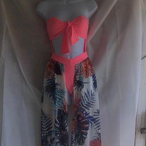 Pink One Piece SwimSuit